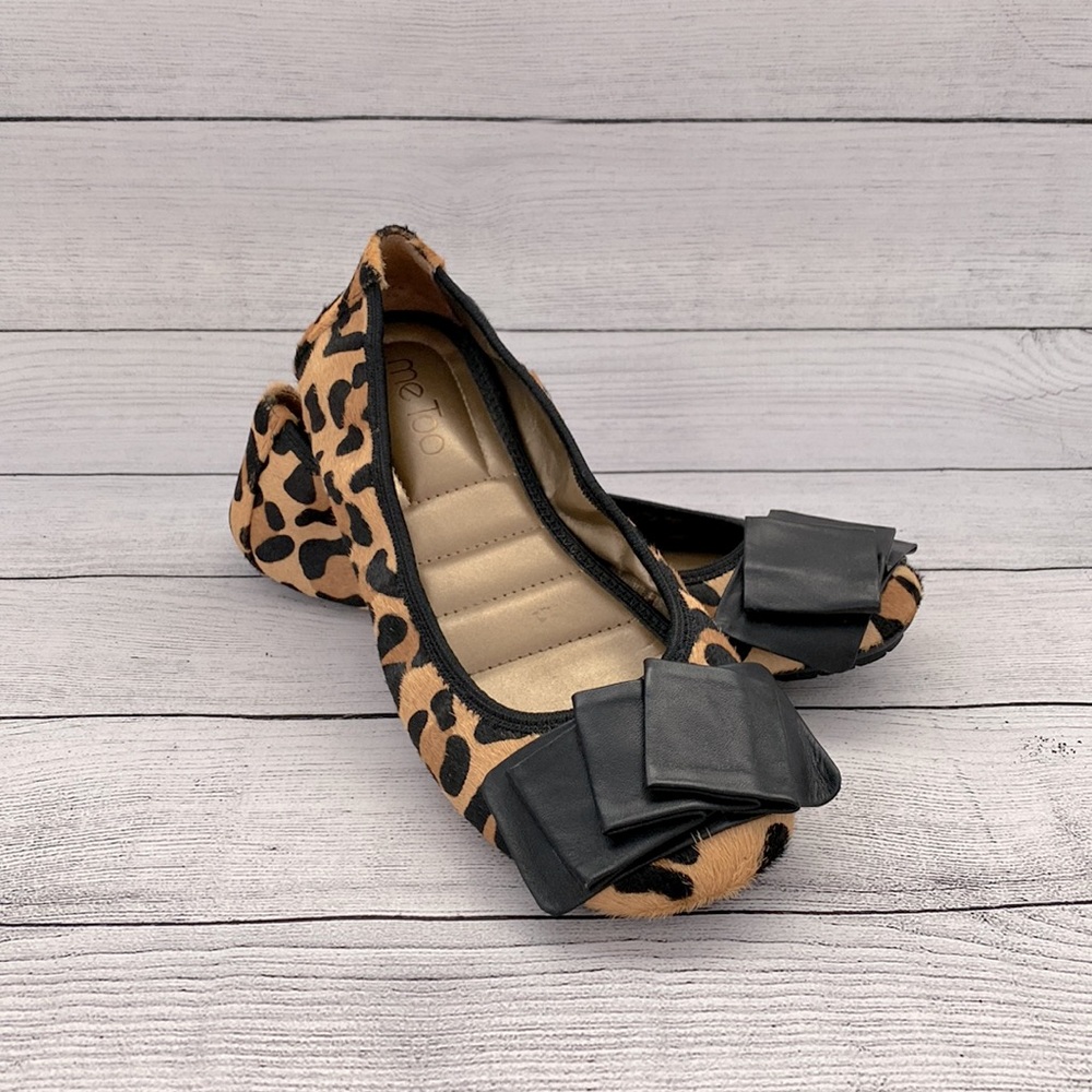 me Too Leopard Print Flats!